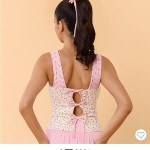 BLOGILATES Pink Tank Top LOT OF 3